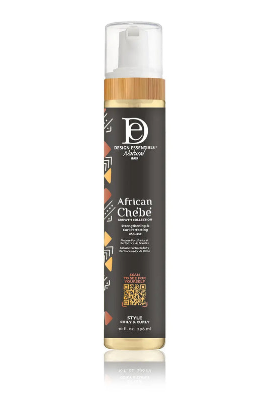 Design Essentials African Chébé Mousse Coiffante Fortifiante - Natural Crown Beauty - Bouteille vue de face