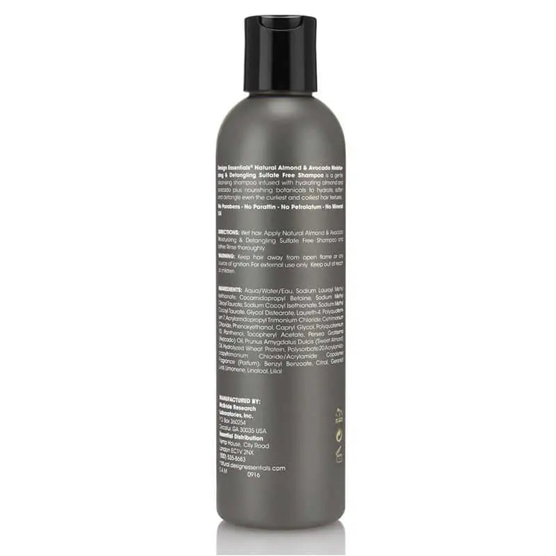 Design Essentials Natural Almond & Avocado Shampoo - Natural Crown Beauty