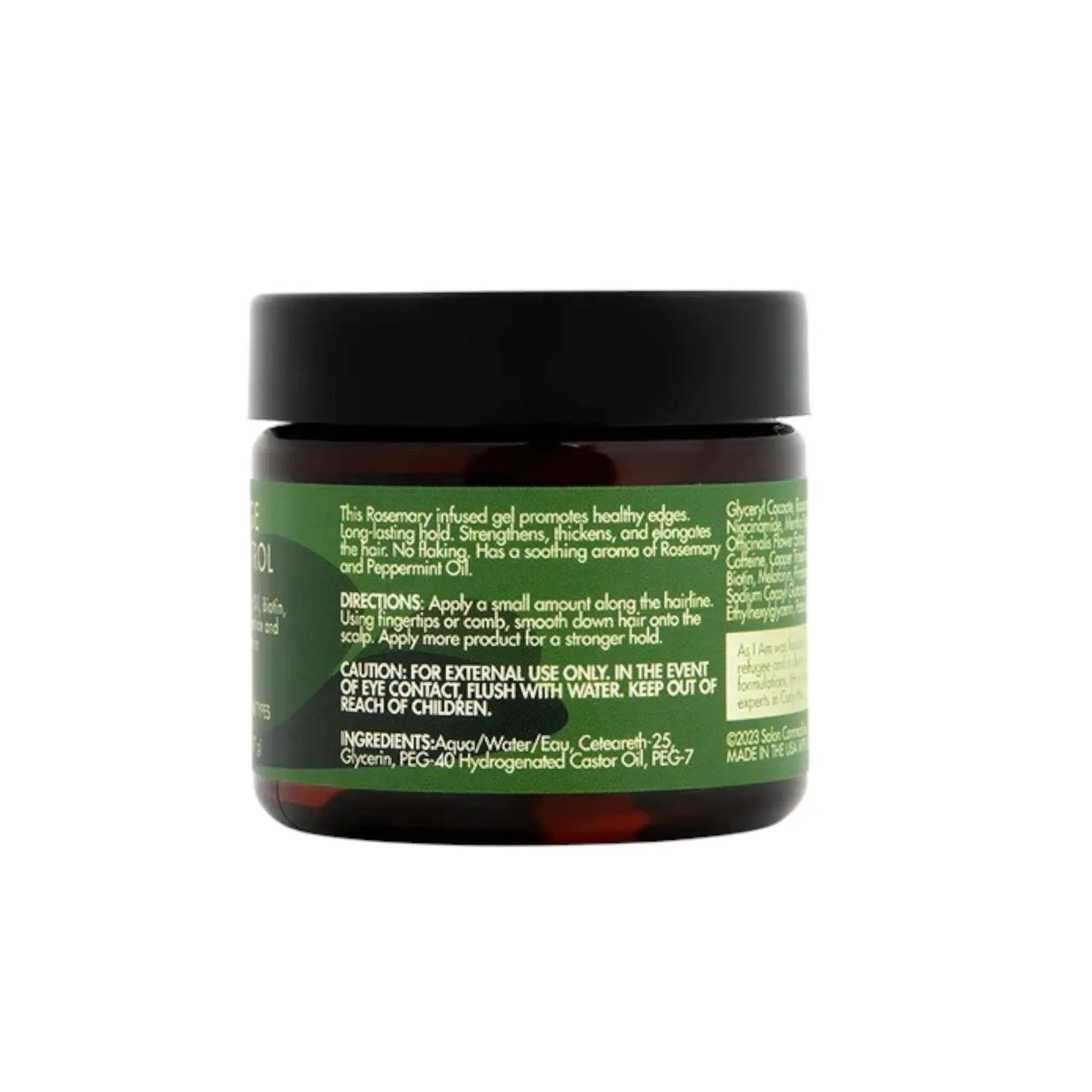 As I Am Rosemary Edge Control Gel Coiffant - Natural Crown Beauty