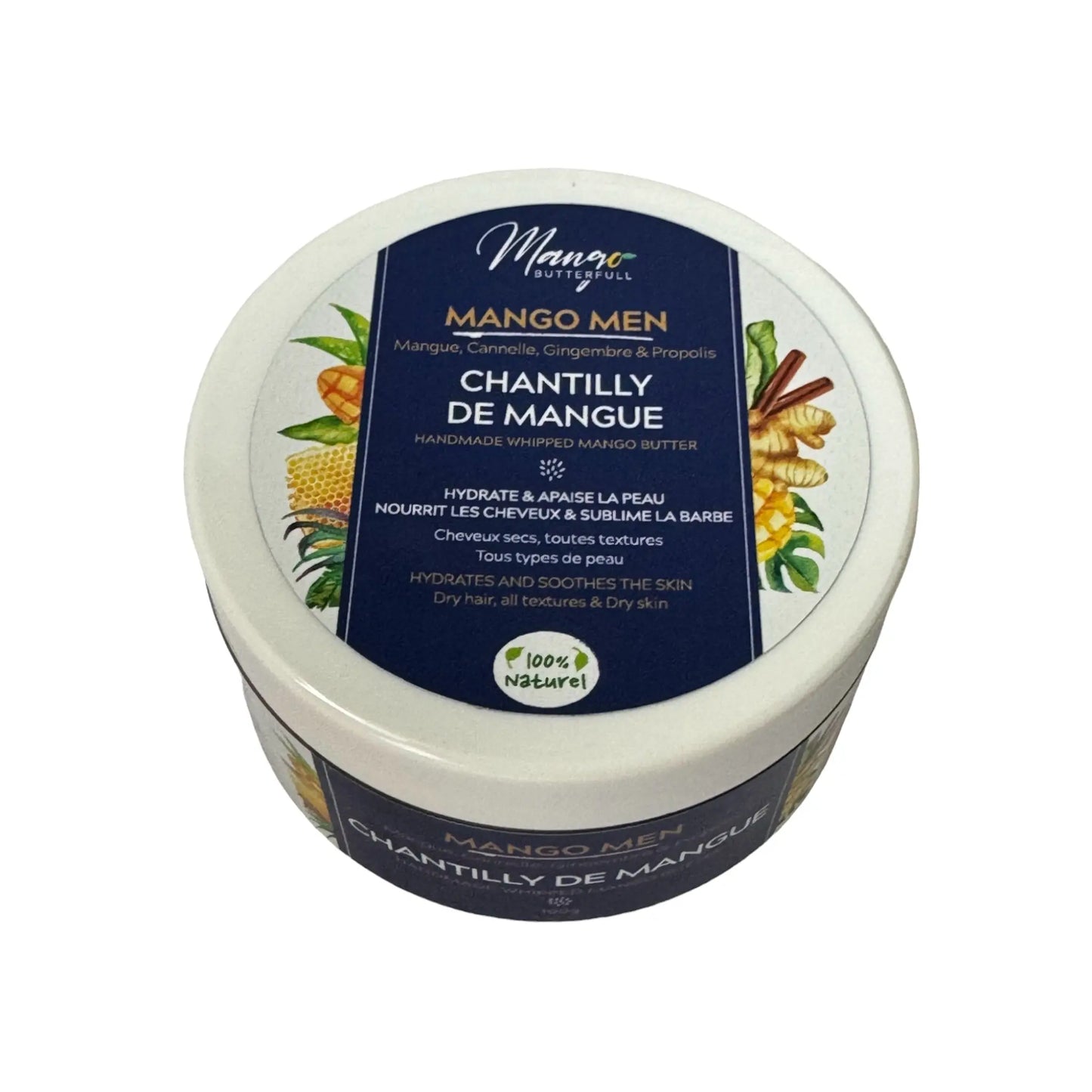 Mango Butterfull Mango Men Chantilly de Mangue Natural Crown Beauty