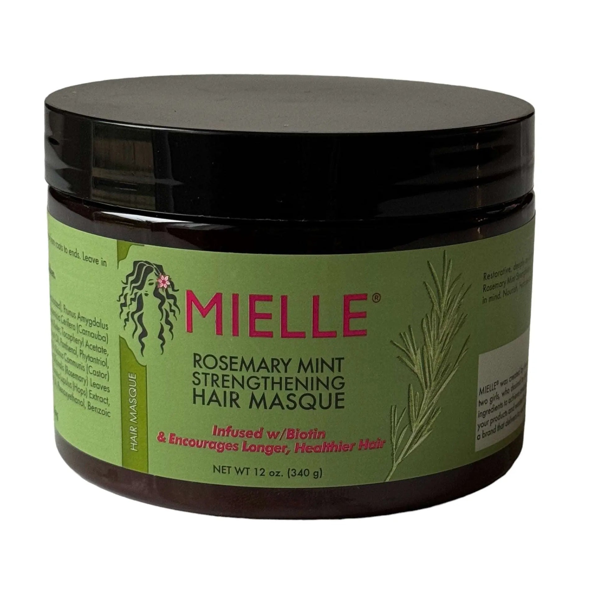 Mielle Rosemary Mint Strengthening Hair Masque - Natural Crown Beauty